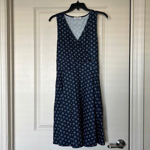 Summer Dress with pockets Blue